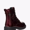 010093551alt4 Geox Bordeaux Leather Lace Ankle Boot
